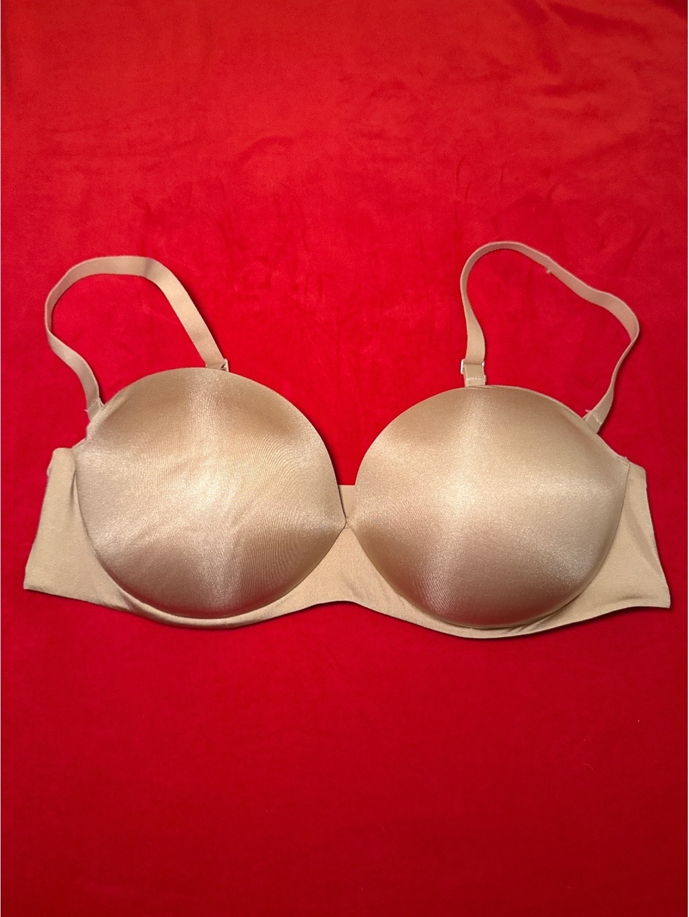 Skims Ultimate Push Up Strapless Bra Color Clay Size 40C